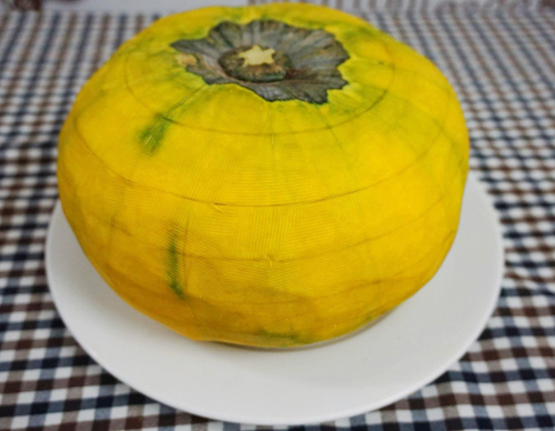 Tỉa quả bí thành bát đựng canh đẹp mắt - 4