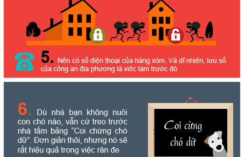 Infographic: Kỹ năng đối phó khi tội phạm đột nhập vào nhà - 5