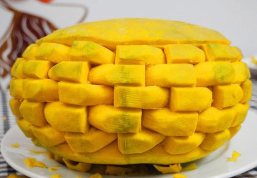 Tỉa quả bí thành bát đựng canh đẹp mắt - 10