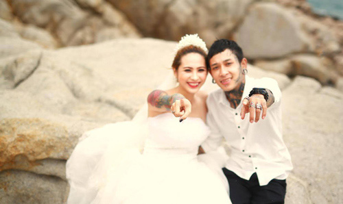 Bộ ảnh kỉ niệm 4 năm ngày cưới của cặp đôi xăm trổ - 10