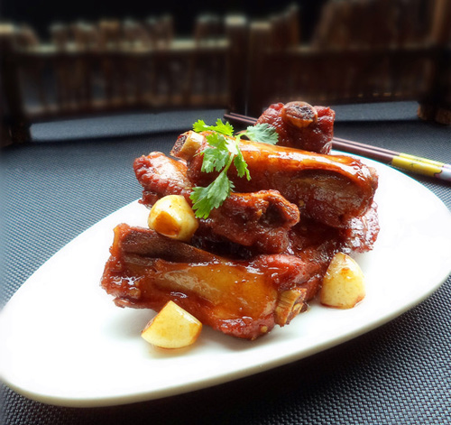 Sườn sốt tỏi cay nhìn là muốn ăn! - 10