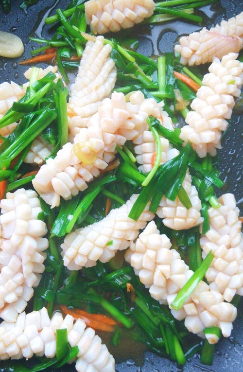 Mực xào giòn giòn ngon cơm - 4