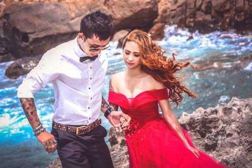 Bộ ảnh kỉ niệm 4 năm ngày cưới của cặp đôi xăm trổ - 6