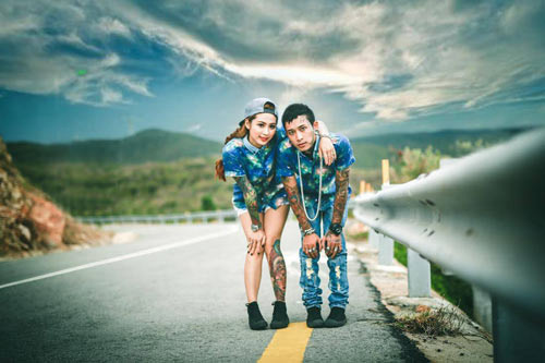 Bộ ảnh kỉ niệm 4 năm ngày cưới của cặp đôi xăm trổ - 13