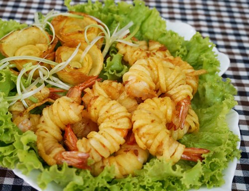 Hút hồn với tôm cuộn khoai tây chiên - 13