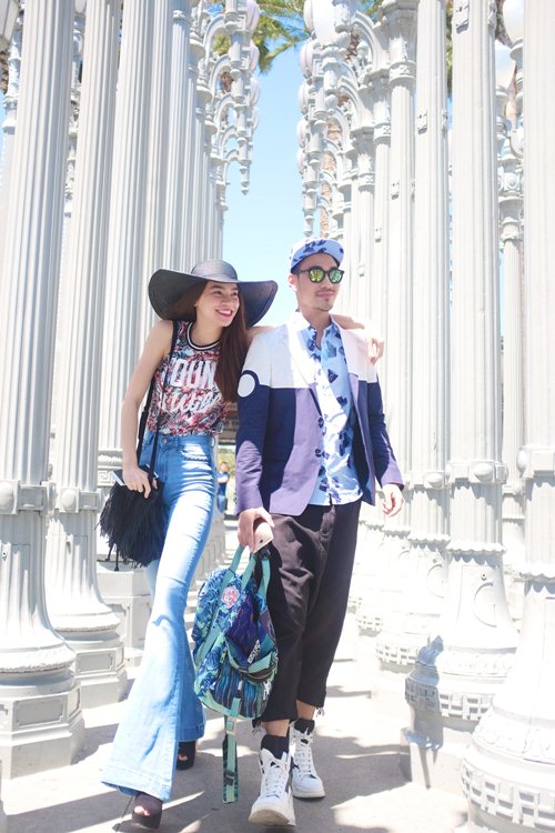 Hồ Ngọc Hà khoe eo thon quyến rũ trên đất Mỹ - 7