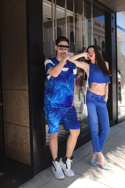 Hồ Ngọc Hà khoe eo thon quyến rũ trên đất Mỹ - 5