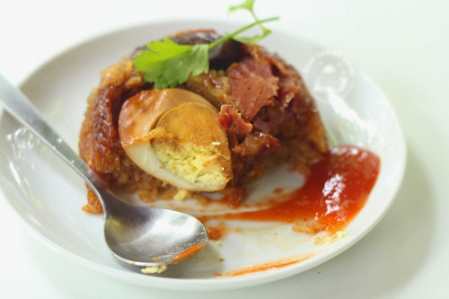 Xôi hấp trứng, xá xíu lạ miệng - 8