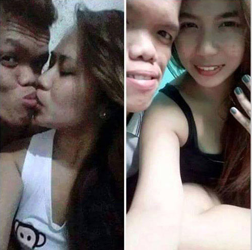 Cặp đôi "người đẹp và quái vật" gây xôn xao - 1