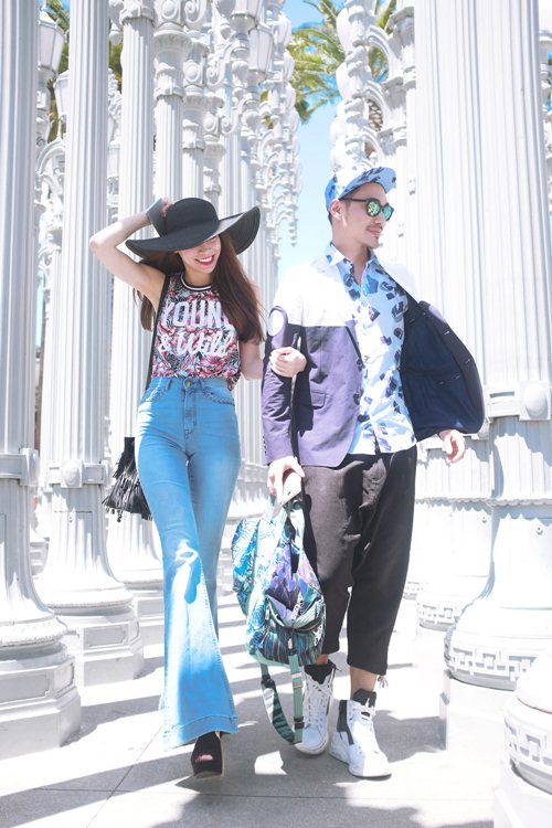 Hồ Ngọc Hà khoe eo thon quyến rũ trên đất Mỹ - 6