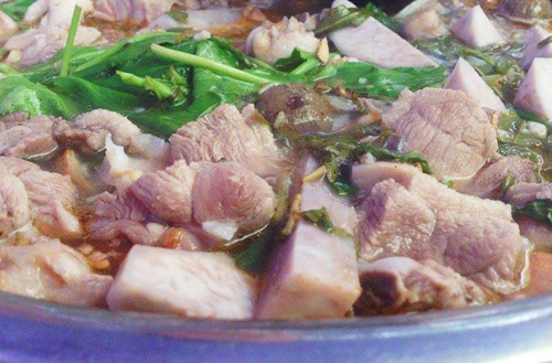 Mát trời đi ăn lẩu vịt om sấu khu Thành Công - 3