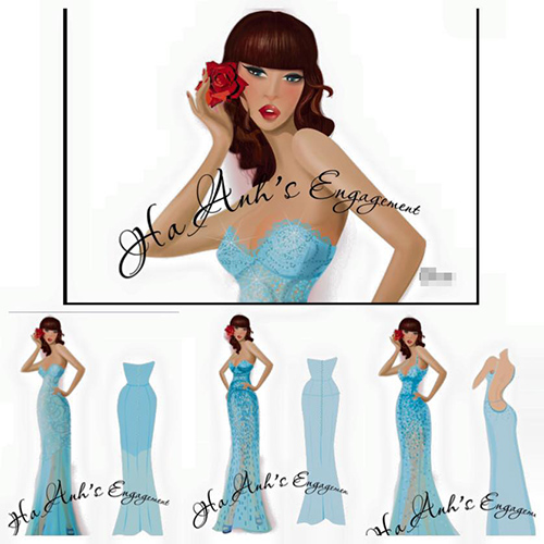 Váy áo gợi cảm "chết người" của Hà Anh khi còn độc thân - 4