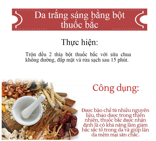 Công thức không hóa chất cho da trắng sáng bằng bột - 6