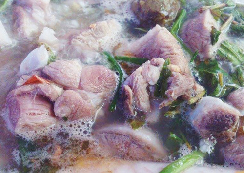 Mát trời đi ăn lẩu vịt om sấu khu Thành Công - 2