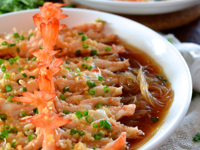 Miến hấp tôm thơm ngon, lạ miệng - 4