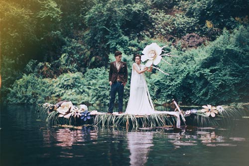 Ảnh cưới “Nơi tận cùng thế giới” đầy ma mị - 2