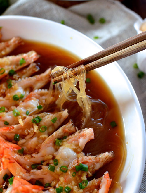 Miến hấp tôm thơm ngon, lạ miệng - 7