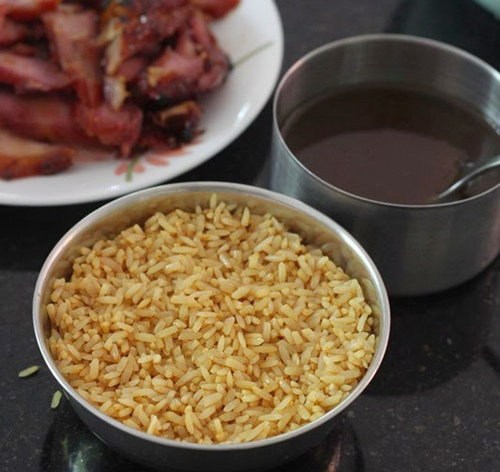 Xôi hấp trứng, xá xíu lạ miệng - 4