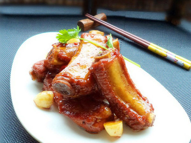 Sườn sốt tỏi cay nhìn là muốn ăn! - 9