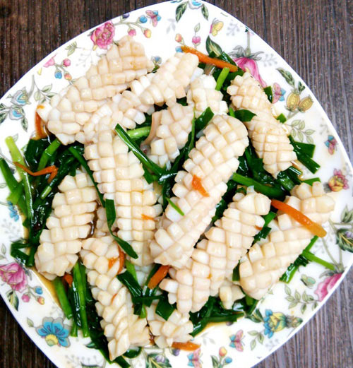 Mực xào giòn giòn ngon cơm - 6