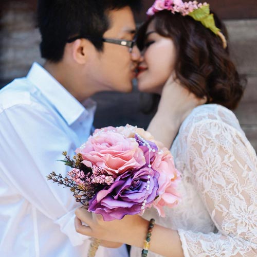 Ảnh cưới toàn nụ hôn của cặp đôi 9x - 4