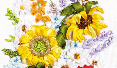 Tranh thêu ruy-băng hút hồn chị em: cực nhanh mà siêu đẹp - 7