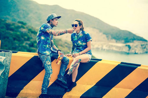 Bộ ảnh kỉ niệm 4 năm ngày cưới của cặp đôi xăm trổ - 12