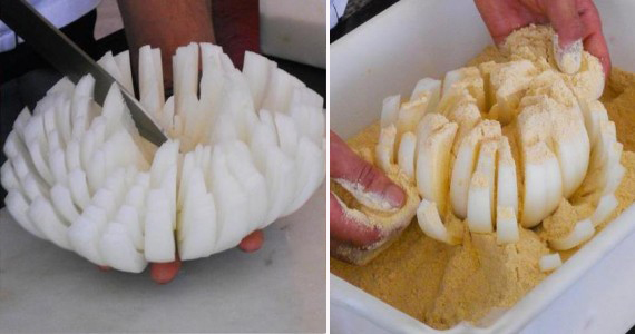 Nhâm nhi hoa hành tây chiên giòn - 2