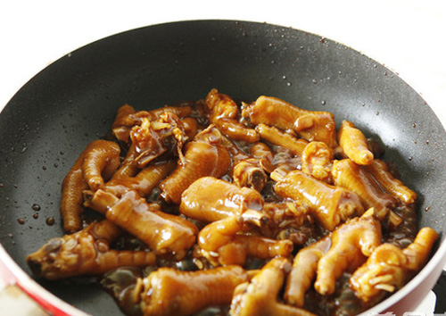 Lai rai chân gà om xì dầu - 9