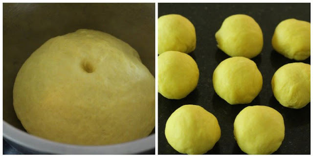 Bánh bao bí đỏ nhân thịt gà cho bữa sáng - 1