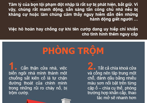 Infographic: Kỹ năng đối phó khi tội phạm đột nhập vào nhà - 2