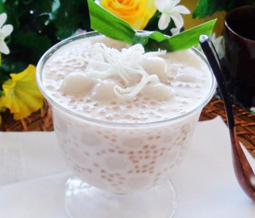 Cách nấu chè khoai môn bột báng tuyệt ngon - 9